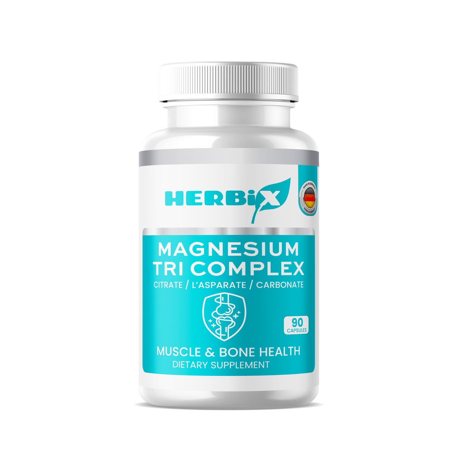 Magnesium Tri Complex 90 Capsules - Herbix